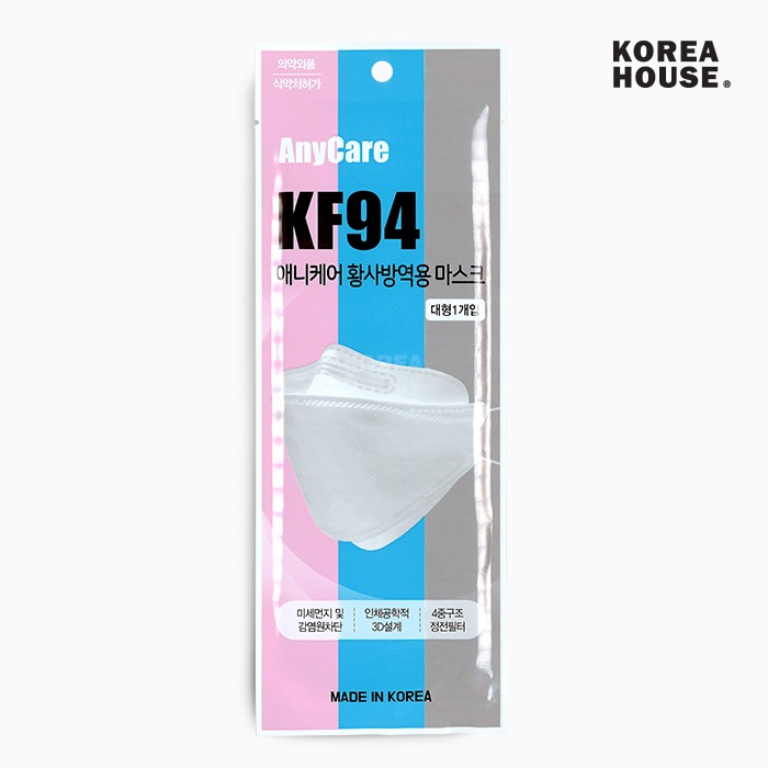 애니케어 KF94 마스크 (대형/화이트) 1입